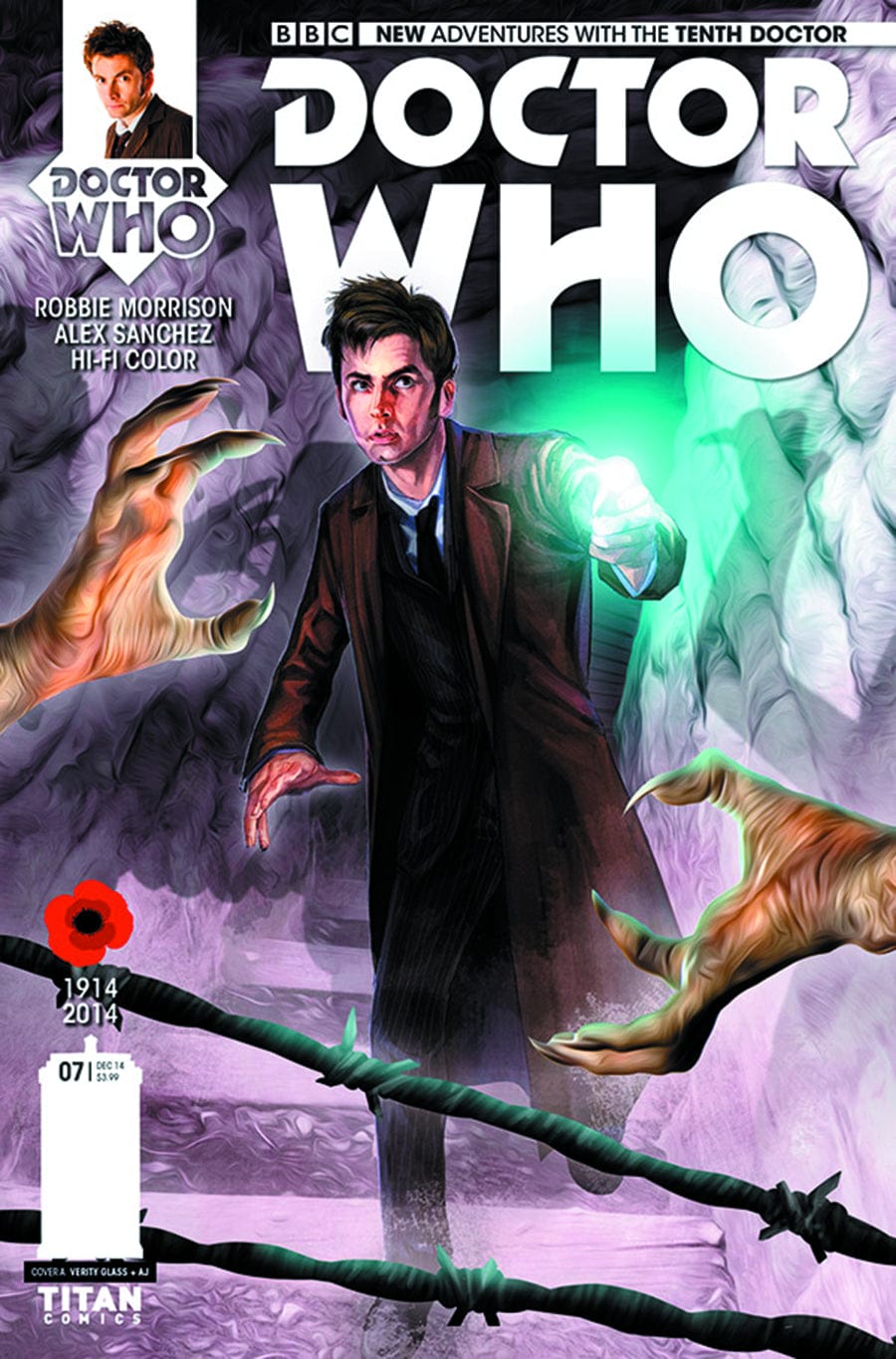TITAN COMICS Comics DOCTOR WHO 10TH #7 REG GLASS