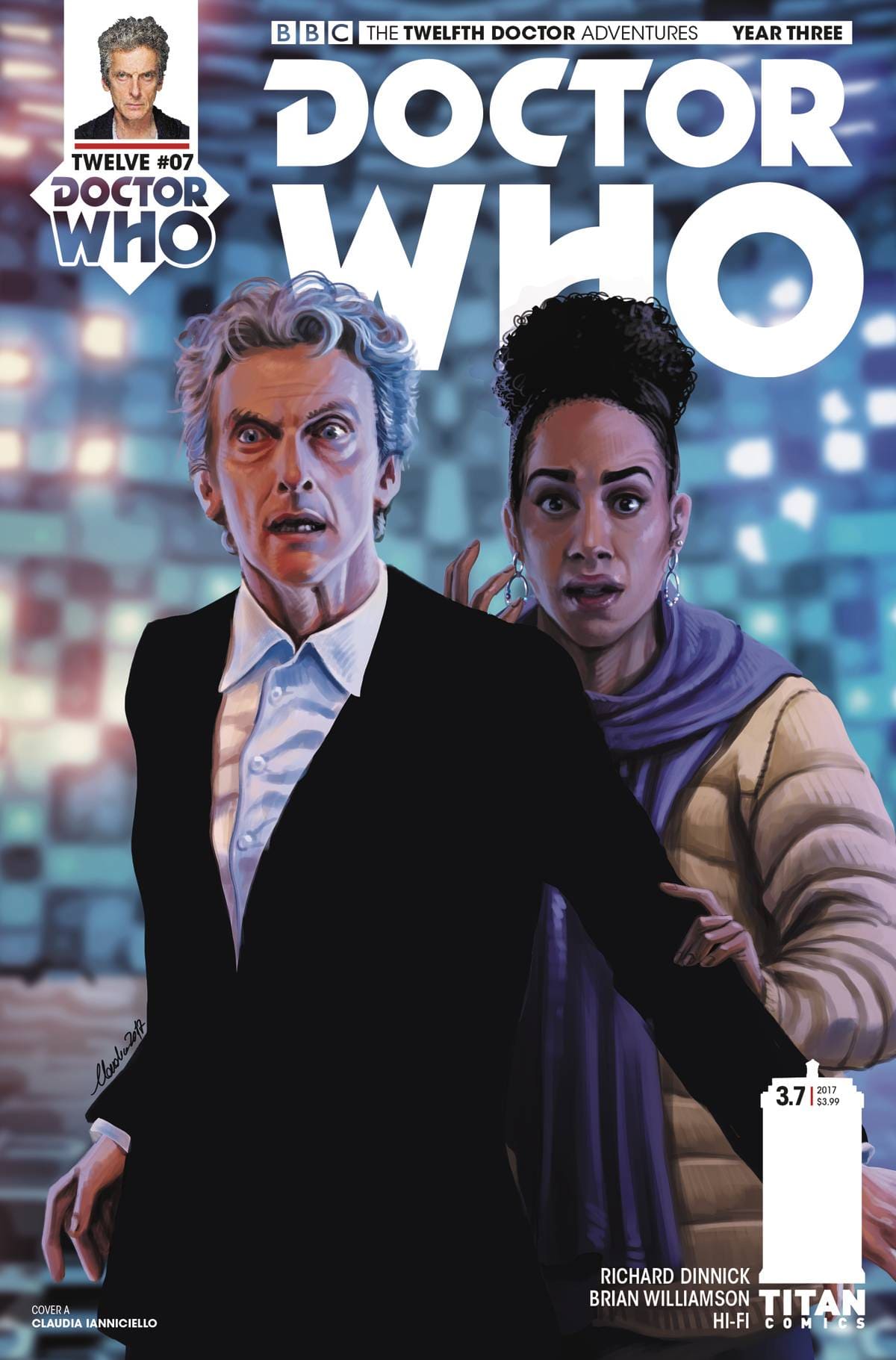 TITAN COMICS DOCTOR WHO 12TH YEAR THREE #7 CVR A IANNICIELLO