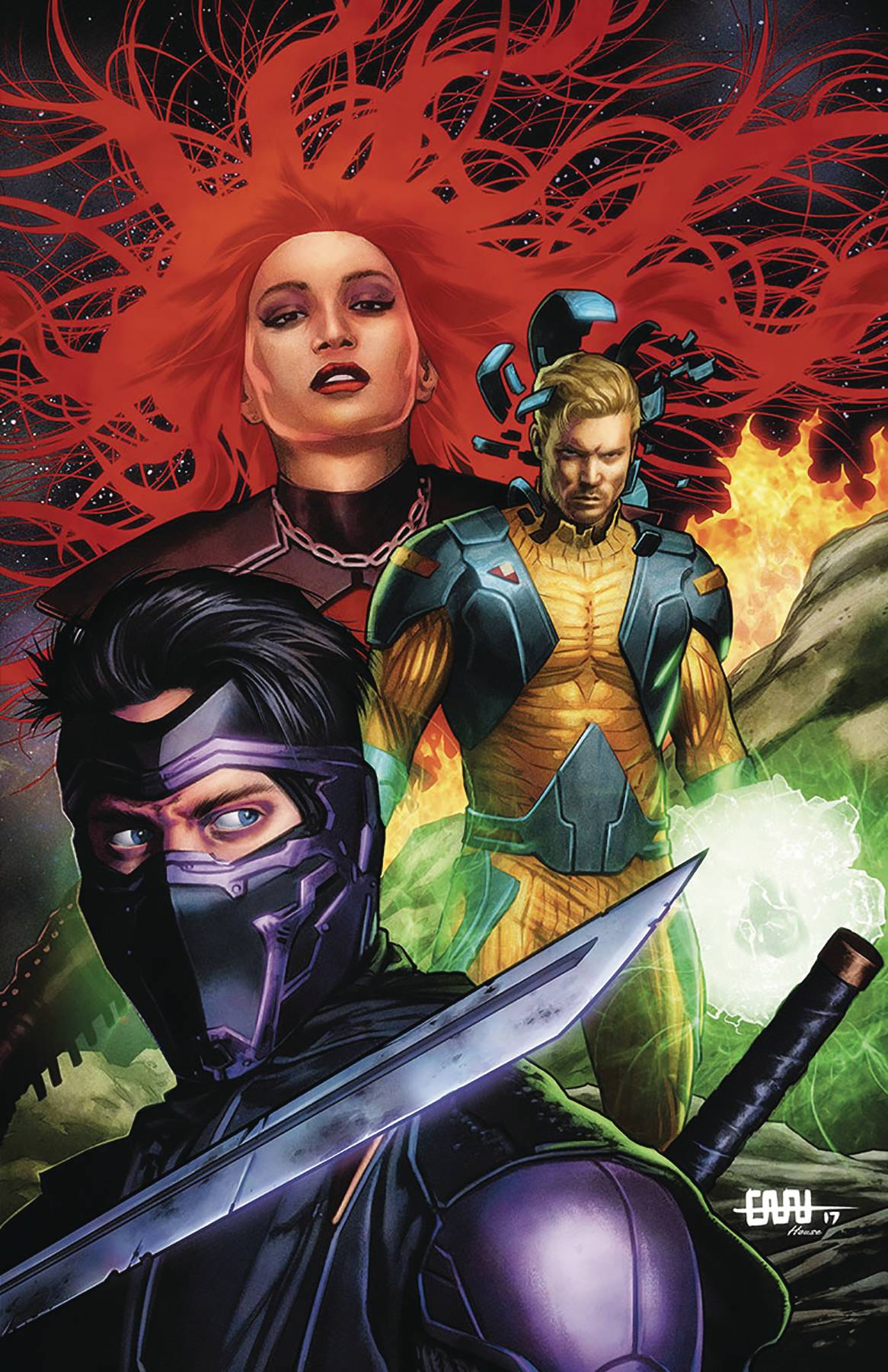 VALIANT ENTERTAINMENT LLC NINJAK VS VU #4 (OF 4) CVR B CAFU