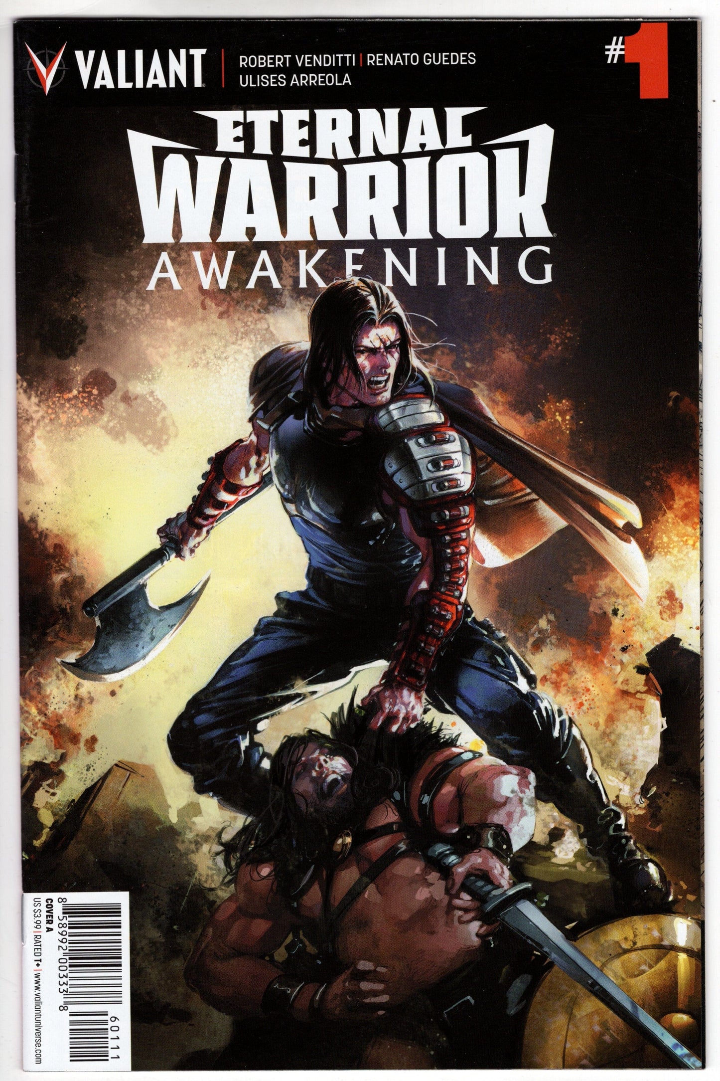 VALIANT ENTERTAINMENT LLC VALIANT COMICS ETERNAL WARRIOR AWAKENING #1 CVR A CRAIN