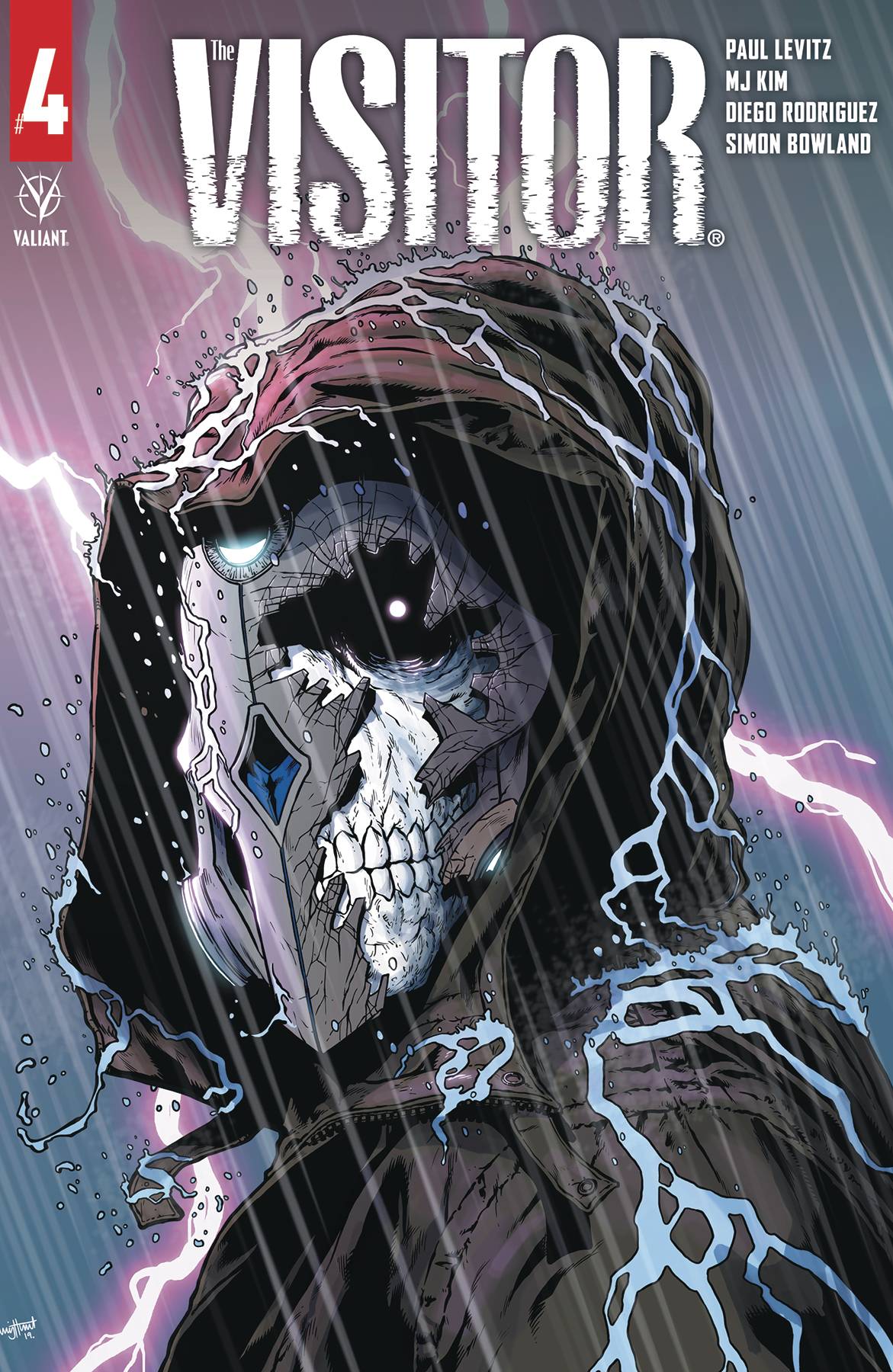 VALIANT ENTERTAINMENT LLC VALIANT ENTERTAINMENT LLC VISITOR #4 (OF 6) CVR B DAVIS-HUNT