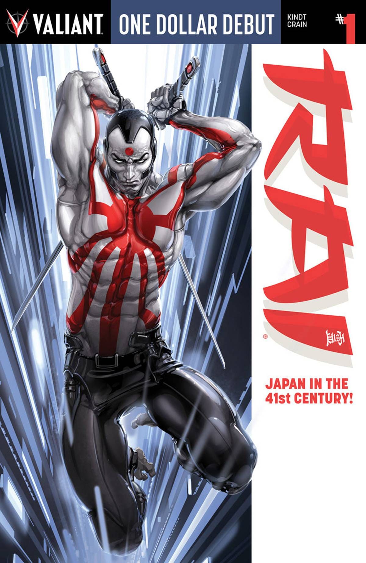 VALIANT ENTERTAINMENT LLC valiant RAI #1 ONE DOLLAR DEBUT ED (NEW PTG)