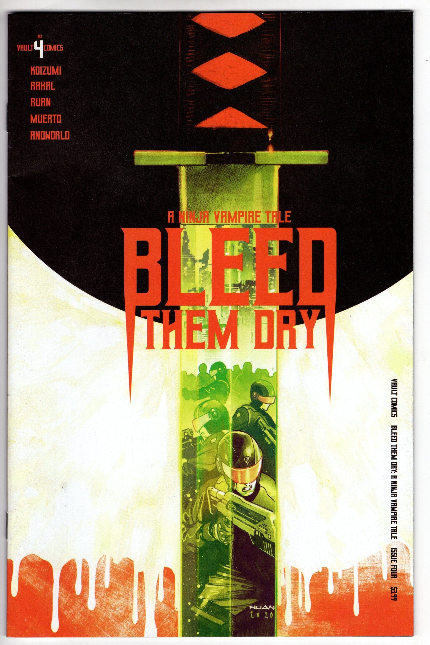 VAULT COMICS COMIC BOOK BLEED THEM DRY #4 CVR A RUAN
