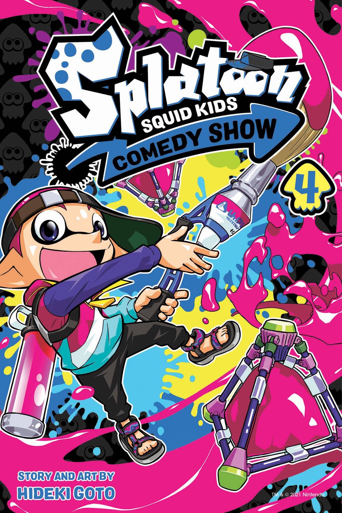 VIZ LLC MANGA SPLATOON SQUID KIDS COMEDY SHOW GN VOL 04