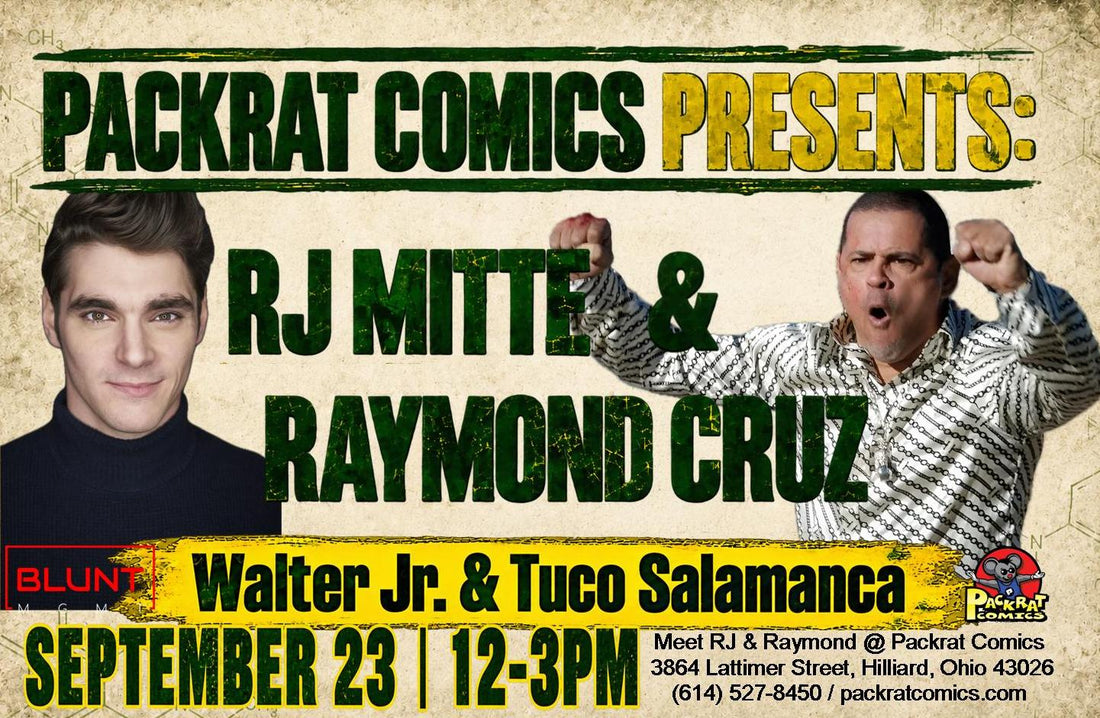 Two stars from Breaking Bad are coming to Packrat Comics!