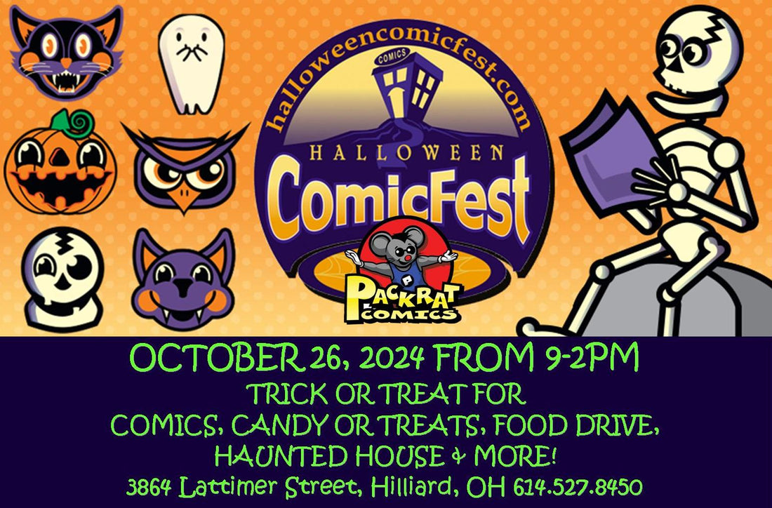 Halloween ComicFest 2024: Free Comics, Spooky Treats, All-Ages Haunted House, and More!