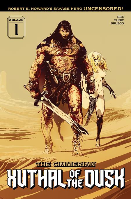 CIMMERIAN XUTHAL OF THE DUSK #1 (OF 3) CVR B STEVAN SUBIC VAR (MR) (VF/NM)