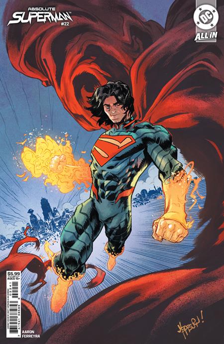 ABSOLUTE SUPERMAN #22 CVR D SCOTT HEPBURN CARD STOCK VAR (VF/NM)