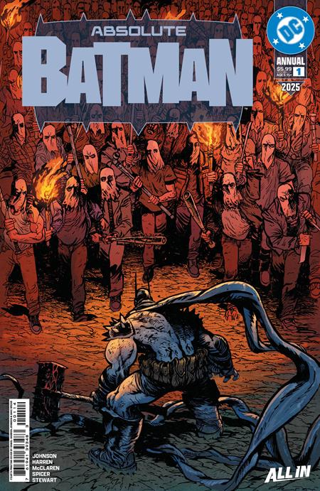 ABSOLUTE BATMAN 2025 ANNUAL #1 (ONE SHOT) Fourth Printing Cvr A Daniel Warren Johnson (VF/NM)