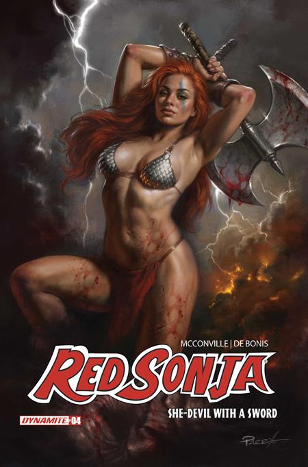 RED SONJA SHE DEVIL WITH A SWORD #4 CVR B LUCIO PARRILLO VAR (VF/NM)