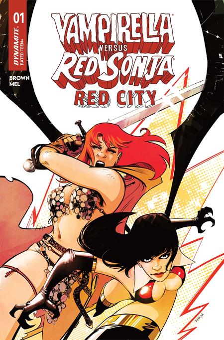 VAMPIRELLA VS RED SONJA RED CITY #1 CVR A SEBASTIAN PIRIZ (VF/NM)