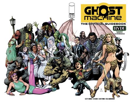 GHOST MACHINE THE OFFICIAL GUIDEBOOK #5 (OF 5) CVR A GARY FRANK & BRAD ANDERSON WRAPAROUND (VF/NM)