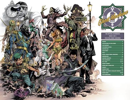 GHOST MACHINE THE OFFICIAL GUIDEBOOK #5 (OF 5) CVR C IVAN REIS & DANNY MIKI WRAPAROUND VAR (VF/NM)