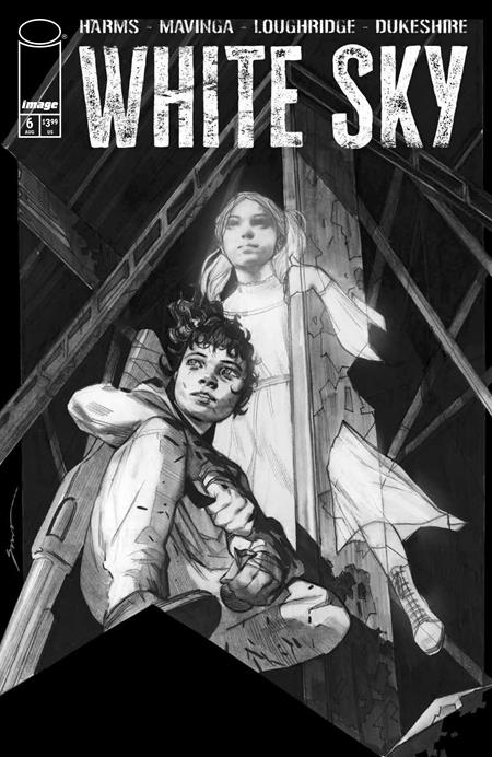 WHITE SKY #6 CVR D ELIZA IVANOVA B&W VAR (MR) (VF/NM)