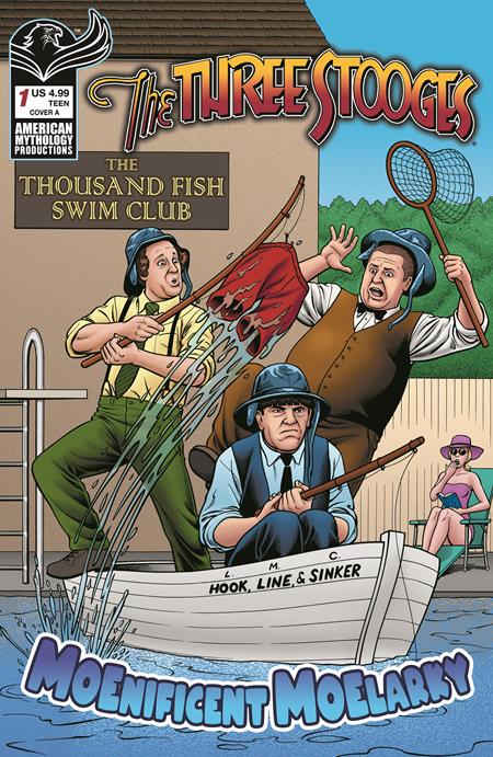 THREE STOOGES MOENIFICENT MOELARKY #1 CVR A FRAIM BROTHERS (VF/NM)