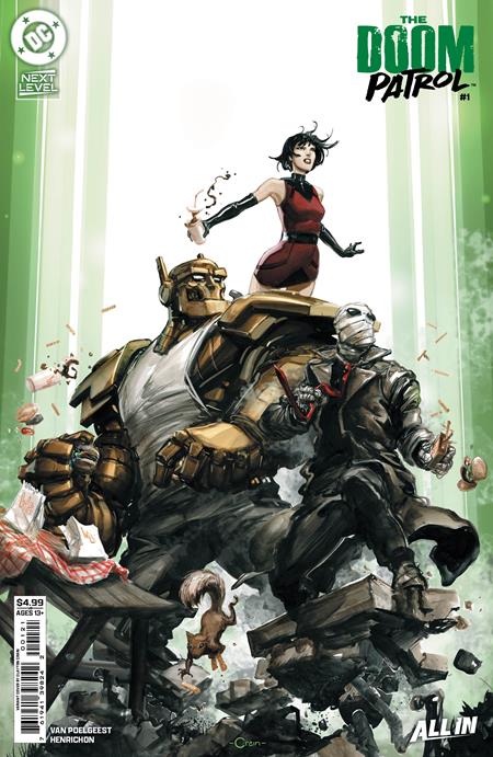 DOOM PATROL #1 CVR B CLAYTON CRAIN CARD STOCK VAR (VF/NM)
