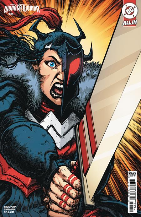 ABSOLUTE WONDER WOMAN #24 CVR C CHRIS BURNHAM CARD STOCK VAR (VF/NM)