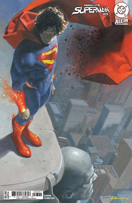 ABSOLUTE SUPERMAN #23 CVR D FABRIZIO DE TOMMASO CARD STOCK VAR (VF/NM)