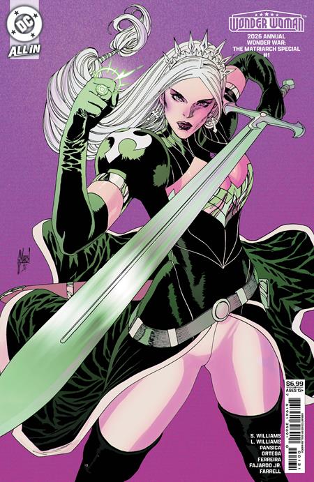 WONDER WOMAN 2026 ANNUAL WONDER WAR THE MATRIARCH SPECIAL #1 (ONE SHOT) CVR C GUILLEM MARCH CARD STOCK VAR (VF/NM)