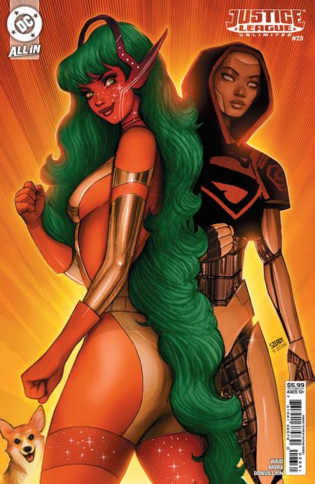 JUSTICE LEAGUE UNLIMITED #23 CVR C NATHAN SZERDY CARD STOCK VAR (VF/NM)