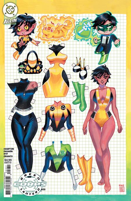 GREEN LANTERN CORPS #20 CVR C RIAN GONZAELES CARD STOCK VAR (VF/NM)