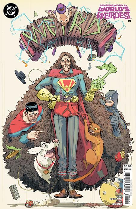 BATMAN SUPERMAN WEIRD AL WORLDS WEIRDEST #1 (ONE SHOT) CVR C RILEY ROSSMO CARD STOCK VAR (VF/NM)