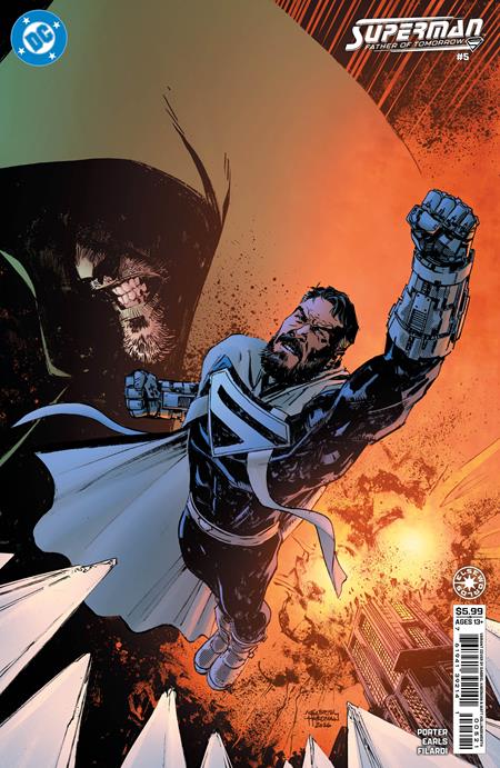 SUPERMAN FATHER OF TOMORROW #5 (OF 6) CVR B GABRIEL HARDMAN CARD STOCK VAR (VF/NM)