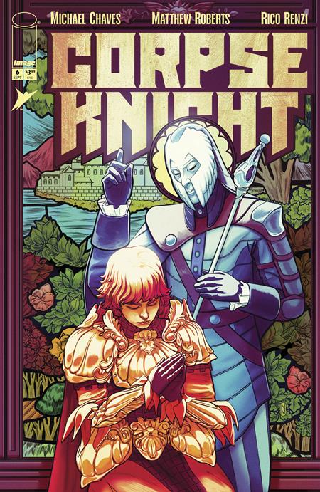 CORPSE KNIGHT #6 (OF 6) CVR D INC 1:25 NIMIT MALAVIA STAINED GLASS VAR (MR) (VF/NM)