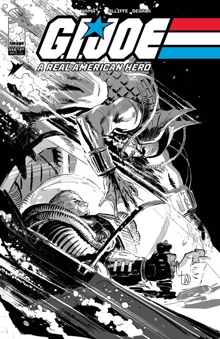 GI JOE A REAL AMERICAN HERO #332 CVR B LEE WEEKS B&W VAR (VF/NM)