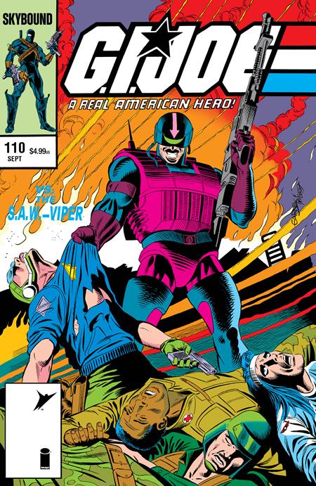GI JOE A REAL AMERICAN HERO #110 HAMA FILES EDITION CVR C RON GARNEY & BOB MCLEOD FOIL VAR (VF/NM)