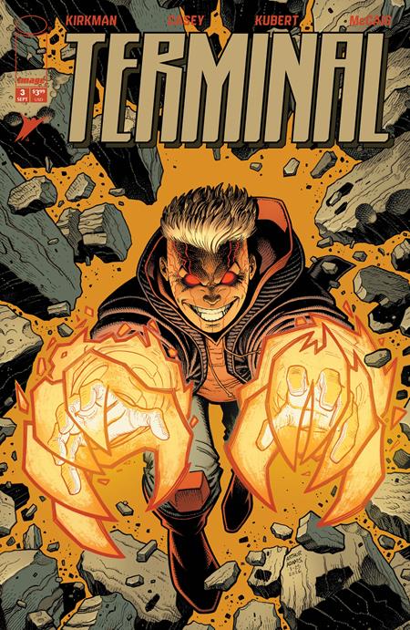 TERMINAL #3 CVR C ARTHUR ADAMS & DAVE MCCAIG VAR (MR) (VF/NM)