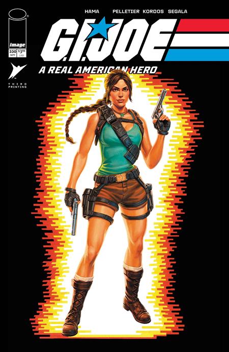 GI JOE A REAL AMERICAN HERO #330 3RD PTG CVR A CHRIS MOONEYHAM ACTION FIGURE RONIN DESIGN VAR (VF/NM)