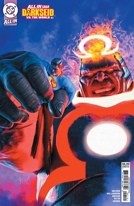 DC ALL IN SAGA DARKSEID VS THE WORLD #1 (ONE SHOT) CVR B MARK SPEARS CARD STOCK VAR (VF/NM) - Packrat Comics