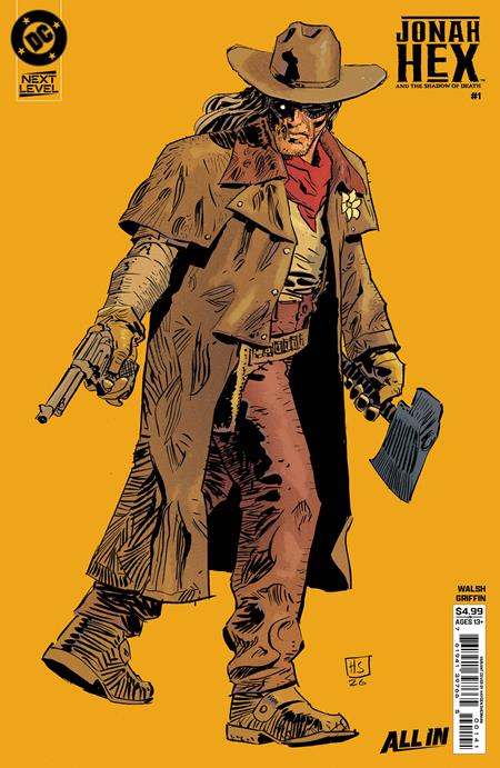 JONAH HEX AND THE SHADOW OF DEATH #1 (OF 6) CVR D HAYDEN SHERMAN NEXT LEVEL CARD STOCK VAR (VF/NM)