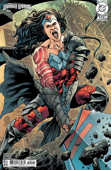 ABSOLUTE WONDER WOMAN #25 CVR D BRYAN HITCH CONNECTING CARD STOCK VAR (VF/NM) - Packrat Comics