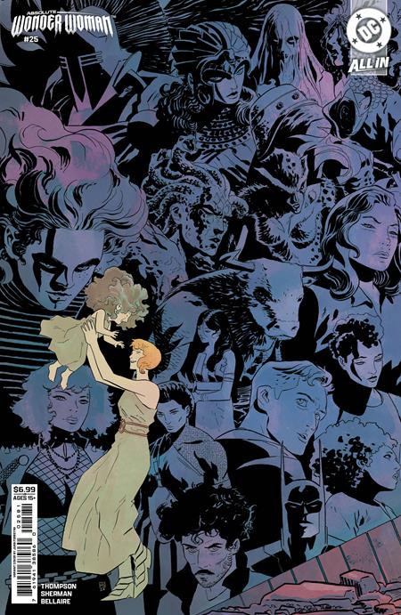 ABSOLUTE WONDER WOMAN #25 CVR H HAYDEN SHERMAN LEFT CONNECTING CARD STOCK VAR (VF/NM) - Packrat Comics