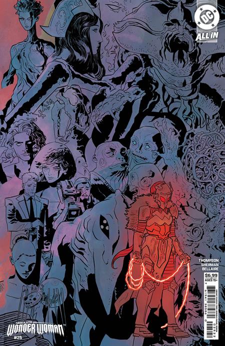 ABSOLUTE WONDER WOMAN #25 CVR J HAYDEN SHERMAN RIGHT CONNECTING CARD STOCK VAR (VF/NM) - Packrat Comics