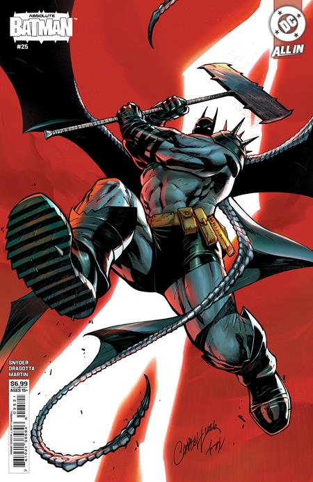 ABSOLUTE BATMAN #25 CVR B J SCOTT CAMPBELL CARD STOCK VAR (VF/NM) - Packrat Comics