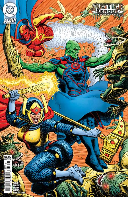 JUSTICE LEAGUE UNLIMITED #24 CVR E STEVE SKROCE CARD STOCK VAR (VF/NM) - Packrat Comics