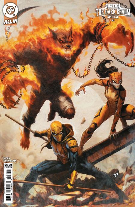 JUSTICE LEAGUE DARK REALM SPECIAL #1 (ONE SHOT) CVR C ARIEL OLIVETTI CARD STOCK VAR (VF/NM) - Packrat Comics