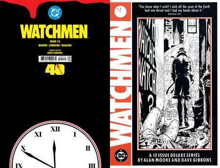 WATCHMEN #2 (OF 12) FACSIMILE EDITION CVR C DAVE GIBBONS FOIL VAR (MR) (VF/NM) - Packrat Comics