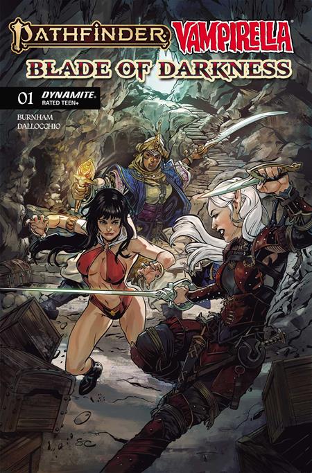 PATHFINDER VAMPIRELLA BLADE OF DARKNESS #1 CVR A STEVEN CUMMINGS (VF/NM) - Packrat Comics