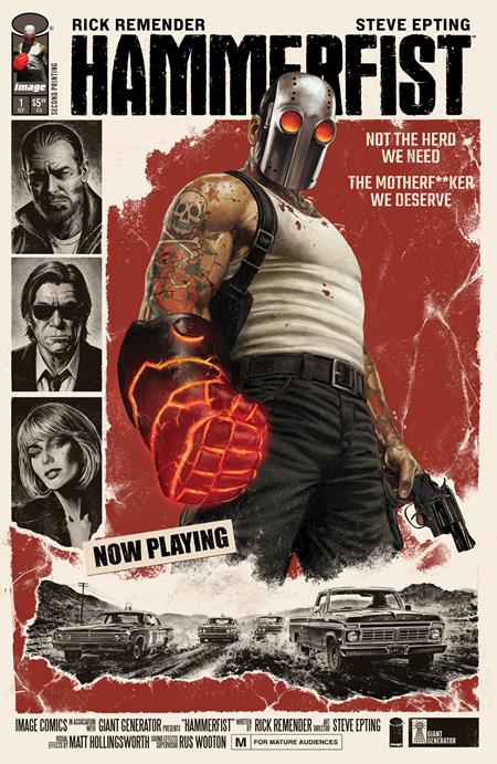 HAMMERFIST #1 2ND PTG (MR) (VF/NM)