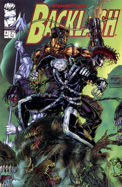 Backlash #6 CVR A Image 1995 VF