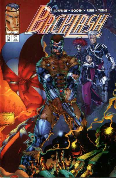 Backlash #15 CVR A Image 1995 VF