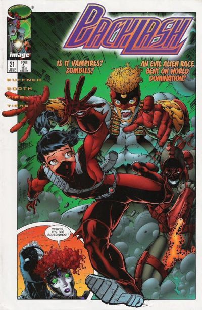 Backlash #21 CVR A Image 1996 VF