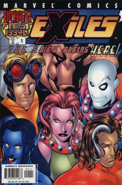 Exiles #1 CVR A Marvel 2001 VF