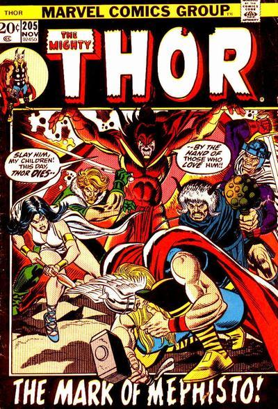 Thor #205 CVR A Marvel 1972 FN