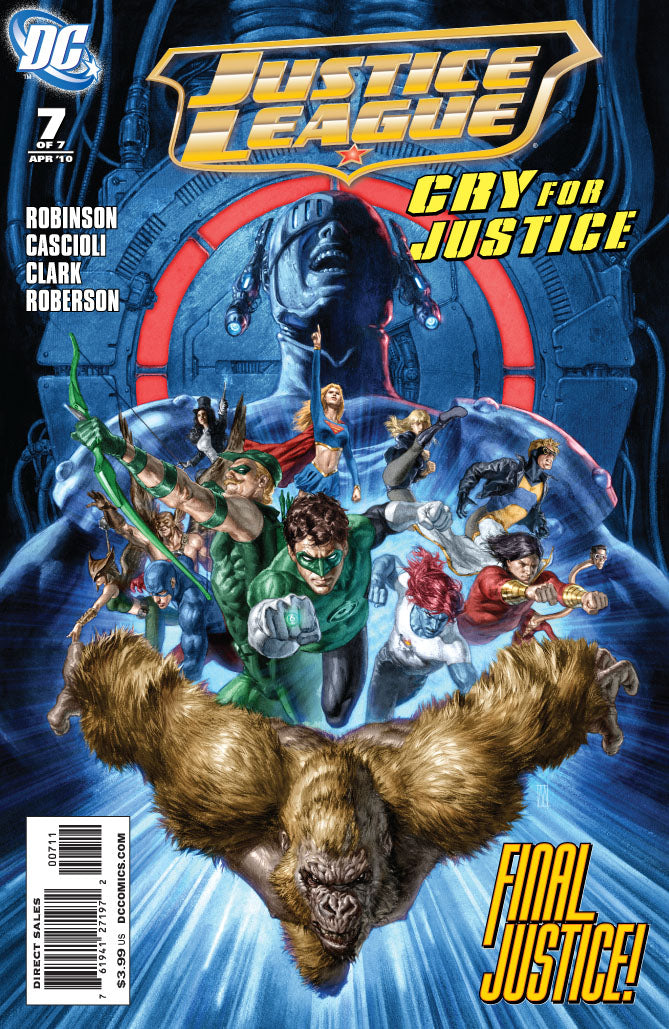 Justice League: Cry for Justice #7 CVR A DC Comics 2010 VF