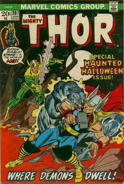 Thor #207 CVR A Marvel 1973 FN